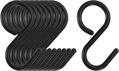 9 Pcs S Haken 6 cm Plastic Hangers voor Kleding, Keukenaccessoires, Planten en Organisatie
