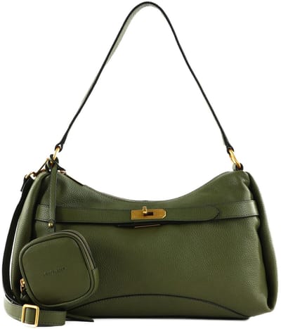 PICARD Leren schoudertas handtas Odeon Hand Bag Olive olijfgroen