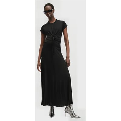 AllSaints Xylia Dress Black Größe: 2 | Maxikleider Outlet | Damen | Schwarz