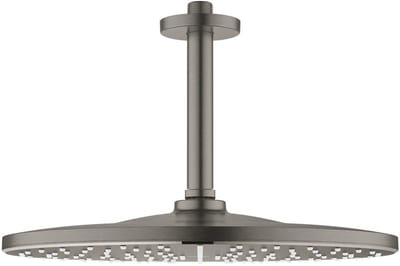 Grohe Rainshower Mono 310 Hoofddouche - 31cm - 1 straalsoort - plafondarm 14.2cm - brushed hard graphite (antraciet)