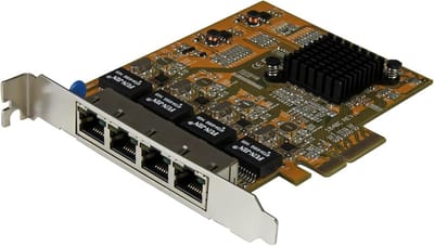 4-Poorts Gigabit Netwerkkaart PCI Express (PCIe) - Quad Port GbE NIC