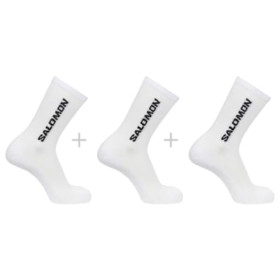 Salomon Everyday Crew, sokken, 3-pack, wit