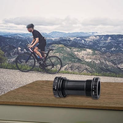 Trapas - Fiets Onderdeel - Fietsen Onderhoud - Verzegelde Lagers - 68-73mm - Zwart
