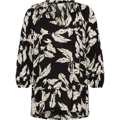 Damesblouse met lange mouwen KAFFE Curve Trine