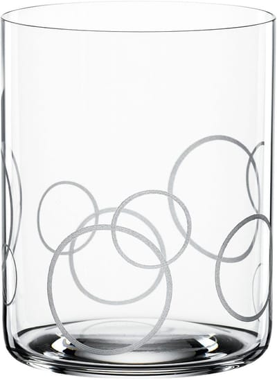 Spiegelau whiskytumblerset Signature Drinks Circles 2-delig, kristalglas, 430 ml, 4035266