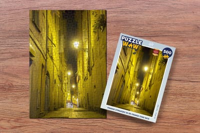 Puzzel Straat - Frankrijk - Nice - Legpuzzel - Puzzel 500 stukjes