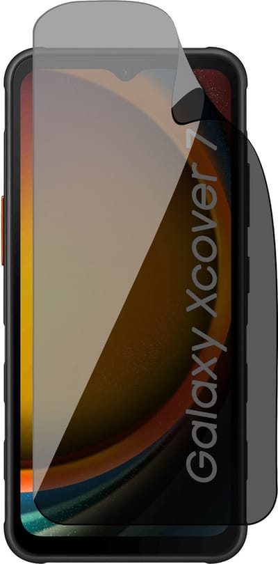Privacy Screenprotector geschikt voor Samsung Galaxy Xcover 7 - 1x FlexGuard Screen Protector