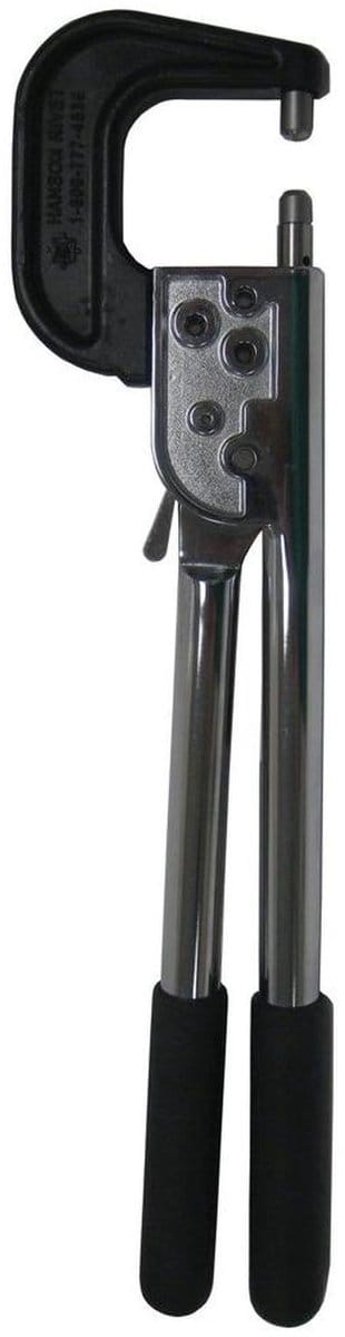 Handklinknagel Tang - Klinknagel Tool - Bevestigen van Materialen - Met 2" Bereik - Tot 1-3/4" - Zilver