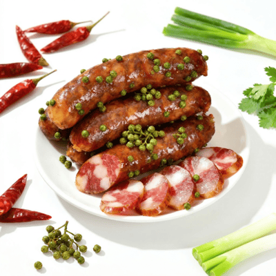 Laweiju Gedroogde worst Sichuan groene peper erg heet 260g