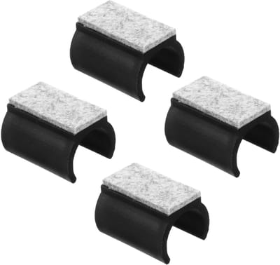 Stoelpootbeschermers - Viltbeschermers Meubels - Vloeren Beschermen - Geluidsreducerend - 4 Stuks - Grijs