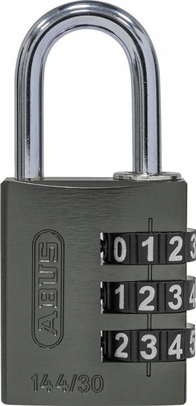 ABUS 144/30 Titaan Cijferslot - Robuuste Aluminium Behuizing