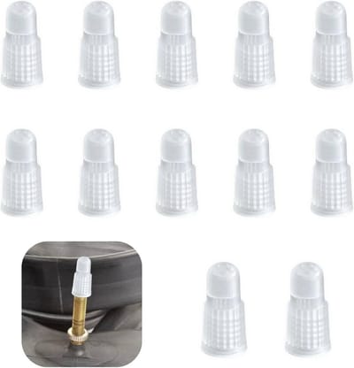 12 Stuks Fietsventieldopjes, Franse Tubeless Ventieladapters, Geschikt voor Mountainbikes en Auto's, Ventieldoppen voor Dunlop Banden