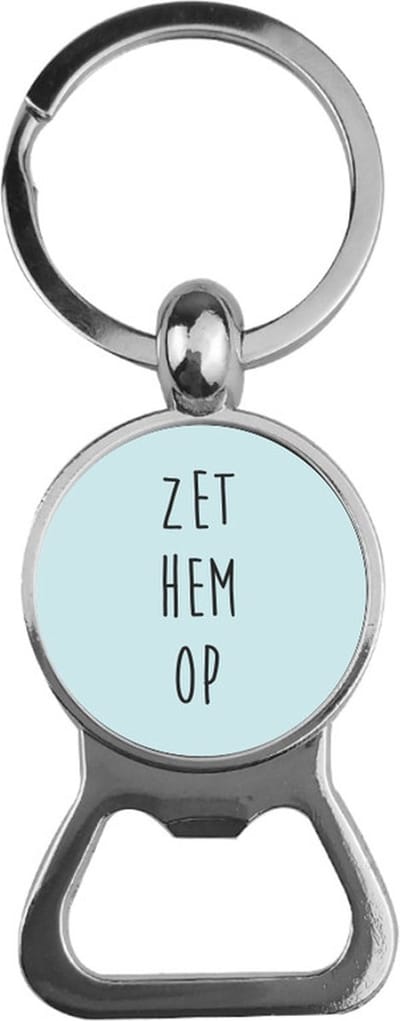 Bieropener Glas - Zet Hem Op