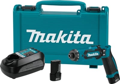 Makita DF012DSE DF012DSE Accu-knikschroefmachine 7.2 V 1.5 Ah Li-ion Incl. 2 accus, Incl. lader, Incl. koffer