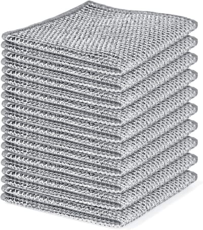 Tweelaagse metalen vaatdoek 10 stuks voor krachtige en zachte reiniging zonder krassen
