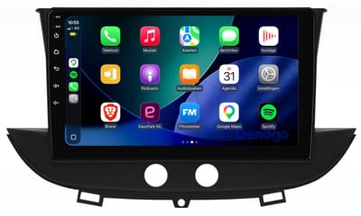 CarPlay autoradio geschikt voor Opel Grandland X | 2016 t/m 2020 | Android 13 | Draadloos Apple CarPlay & Android Auto | Behoud Originele Knoppen | 2GB + 32GB | Denago DNG-A463 | 9 inch | Bluetooth & Wifi