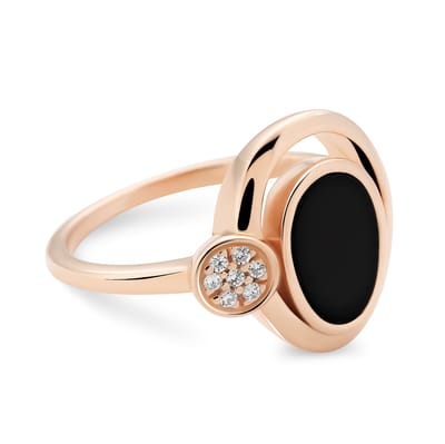 Orphelia Dames 925 Sterling Zilveren Ring - Roze ZR-7470