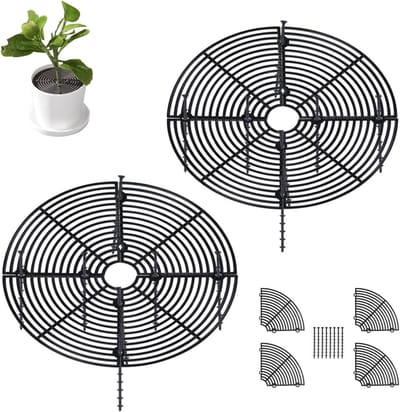 Set van 2 Bloempothoezen van 30 cm voor Plantenbescherming tegen Katten en Kinderen, Ideaal voor Tuin en Binnengebruik