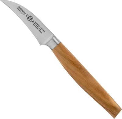 Eikaso Solingen Schilmes 7 cm – Precisie en Comfort met Olijfhouten Handvat