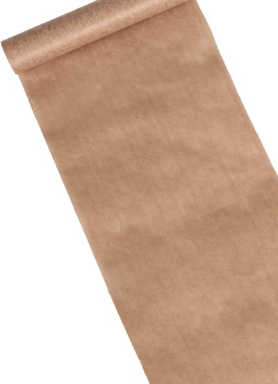 HOBI - Vliesstof Tafelloper Natuurlijk Katoenlook 28 cm x 5 m Ivoorcrème