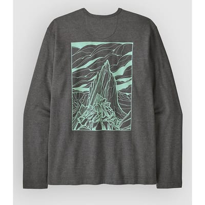 Patagonia Lw Cloud Crag Wildrise Crew Sweater zwart