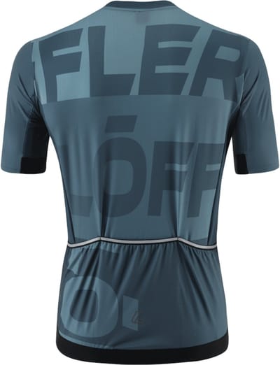 Loeffler fietsshirt korte mouwen M Bike Jersey FZ Signature Mid Dark Petrol - Blauw