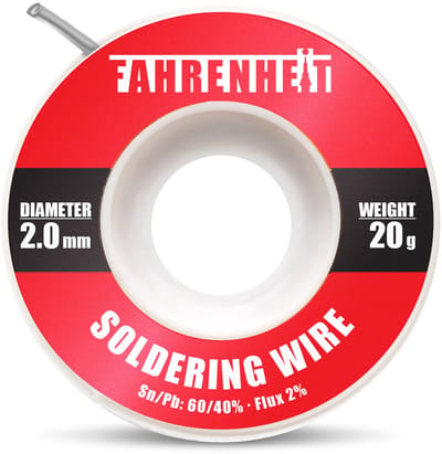 Professioneel Soldeertin Soldeerdraad 2mm 20g - 60/40 Tin-Lood met 2% Flux - Professionele Soldeertin voor Elektronica & Reparaties [55136]