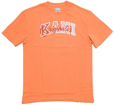 Karl Kani Serif Originator Overhemd Met Korte Mouwen Oranje M Man,Vrouw