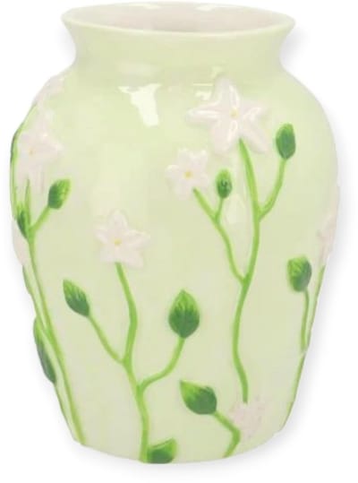 Daan Kromhout - Vaas - Bloemenvaas - Flair - Flowers - Keramiek - Lichtgroen - 17x22cm