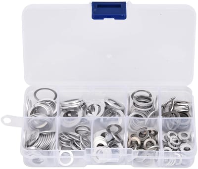 Set van 200 O-ringen van aluminium, hittebestendige afdichtringen voor onderhoud en sealing toepassingen