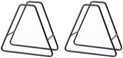 Dailygoods- Onderzetterhouder Stijlvol - Onderzetters voor Glazen - Onderzetters voor Pannen - Onderzetters met Houder - Onderzetters Kurk - Ruimtebesparend 2 Stuks