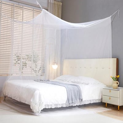Mosquito Net 220 x 200 x 200 cm, Opvouwbaar Reisbed in Cubusvorm, Insectenbescherming voor Thuis en Buiten, Inclusief Draagtas