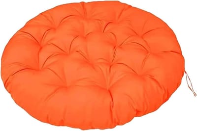 Rond Stoelkussen - Hangstoel Kussen - Buiten Ontspannen - Waterdicht Zonbestendig - 40 x 40 cm - Grijs