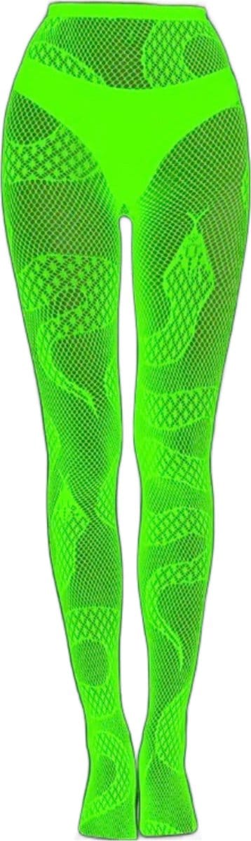 BamBella ® - Panty -Onesize - Glow in the dark body suit - Dames - Onesize - sexy Erotische jumpsuit van kant lingerie