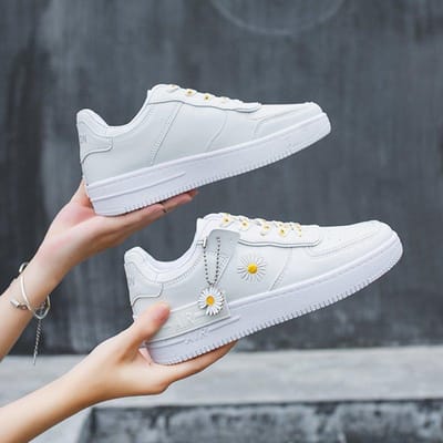 Lente en Herfst Air Force One Macaron Snoepkleur Platform Sport Casual Witte Schoenen 39 wit