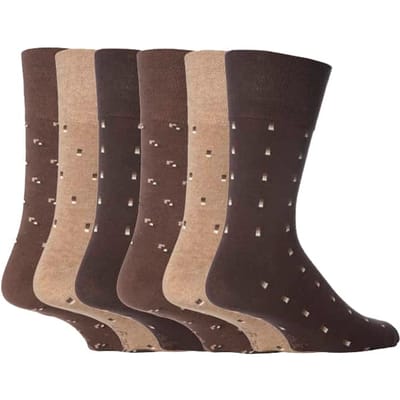 6 paar sokken zonder elastiek herensokken met zachte grip 39-45 Uk - MGG20