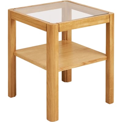 House Nordic Bijzettafel Lourmarin - Rond Naturel Hout - Ø40x45cm