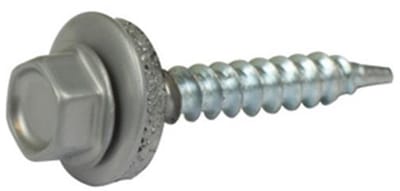 Dak & Gevel - Profielplaatschroef - 4,8 x 35mm - Verzinkt - Voldraad - Antraciet (200 stuks)