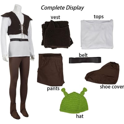 Monster Shrek cosplay kostuum Shrek cosplay Halloween cosplay kostuum S&Other black