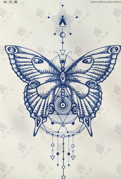Semi-permanente tatoeage - Bijna original - Makkelijk in gebruik - Kool - Sexy - Waterbestendig - Mooie ontwerpen - Natuurlijk Veganistisch - Niet-toxisch – Duur tot 10 a 15 dagen - Door idereen te gebruiken.- 53