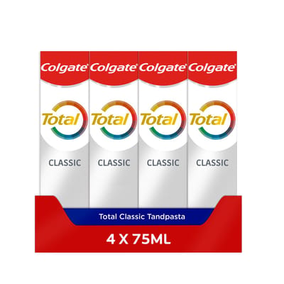 Colgate Total Classic Tandpasta 4 x 75ml - Voordeelverpakking