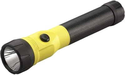 Krachtige Oplaadbare LED Zaklamp 485 Lumen - Duurzaam en Geel