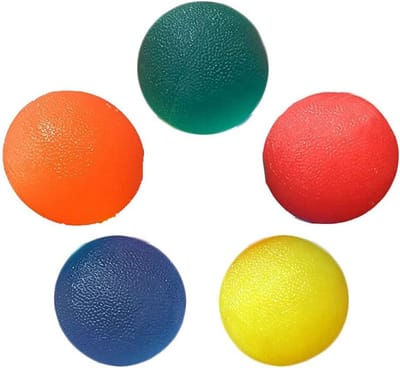 Grip Versterkers - Handtrainer set - Kracht Training - Stress Verlichter - 5 stuks - Multicolor