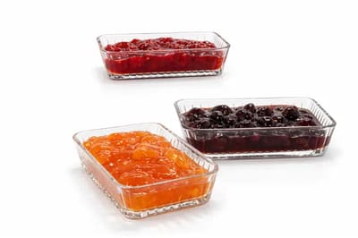 Paşabahçe – glazen schaaltjes – Frezya – 225 cc – ribstructuur – set van 3