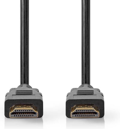Nedis Ultra High Speed ​​HDMI-Kabel - HDMI Connector - HDMI Connector - 8K@60Hz - 48 Gbps - 1.00 m - Rond - 6.0 mm - Zwart - Envelop