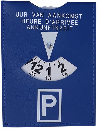 Bronyl parkeerschijf | blauw (conform met Belgische wetgeving)