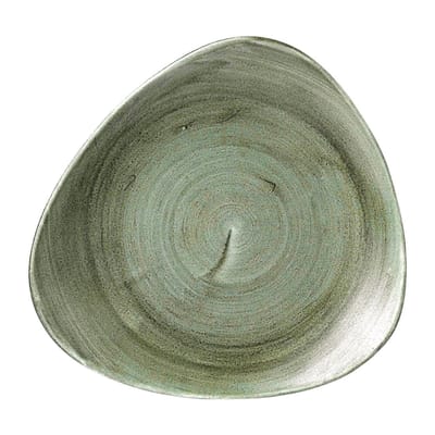 Churchill Stonecast Patina Burnished Green Lotus Bord 25.4cm (12 stuks)