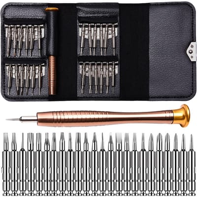 carmdering - 25 in 1 Magnetische Schroevendraaier Set – Multifunctioneel Handgereedschap - Compact - Compleet - Veelzijdig - Magnetisch - Gemakkelijk te gebruiken - Voor precisiewerk - Praktisch - Handig - Sterk