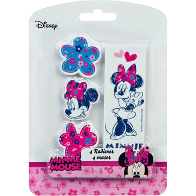 Minnie Mouse 4 Gummen gevormd