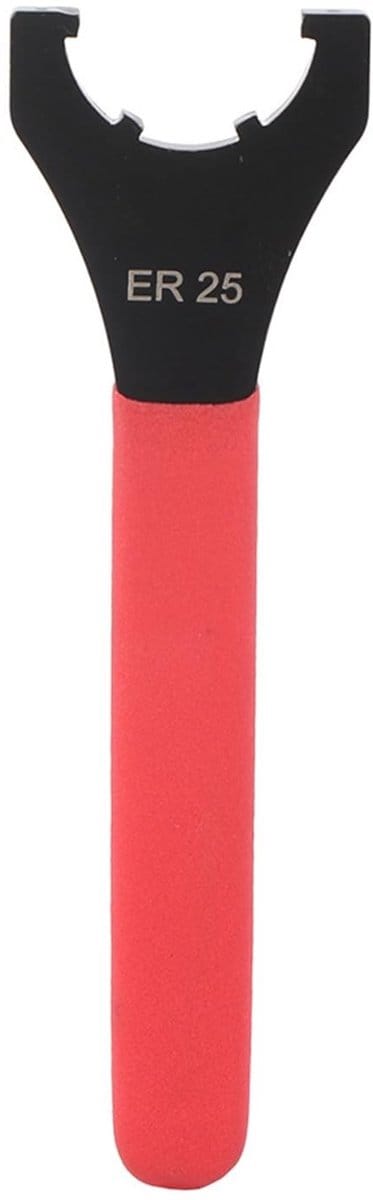 Dailygoods- Spanmoersleutel Hoge Hardheid - Ergonomisch Ontwerp - Gietijzer - Duurzaam - Geschikt voor ER25-moeren - Ideaal voor Stabiele Operaties - Moersleutel